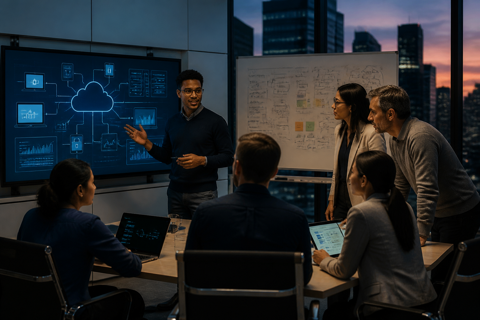 Hybrid Cloud IT Services Visualization-1