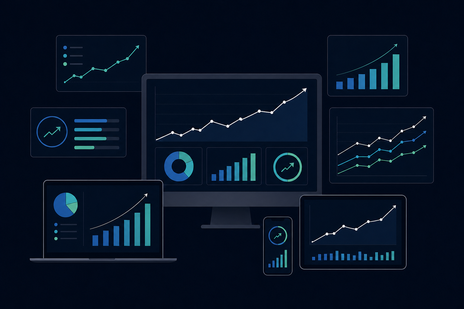 Trending Charts on Dark Background-1