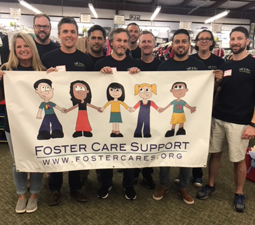 ivision gives back at the Foster Care Support Foundation